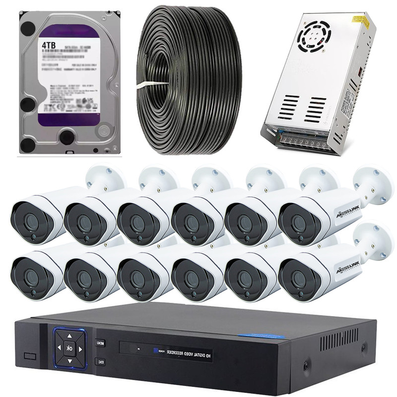 سیستم امنیتی نظارتی کامل مدل AHD KIT 012 - AXESSLINK