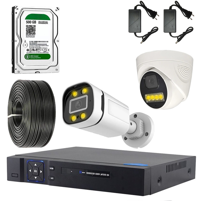 سیستم امنیتی نظارتی مدل HD PACK 2 - AXESSLINK T02