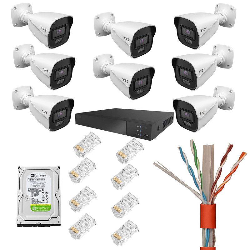 سیستم امنیتی تی وی تی مدل TVT-PK8